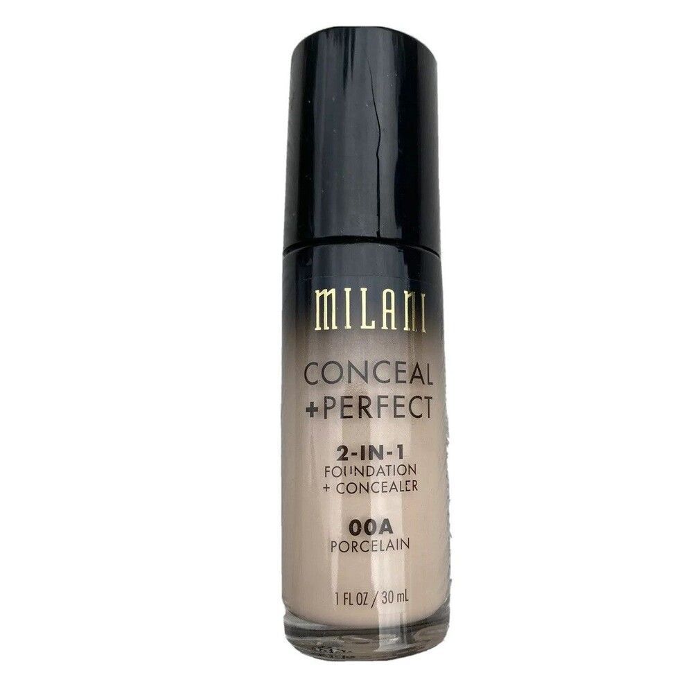 Milani Conceal + Perfect 2 - in - 1 Foundation + Concealer - 00A Porcelain New
